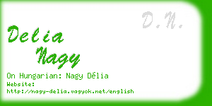 delia nagy business card
